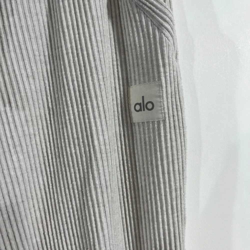 Alo Yoga Sporty‎ Muse Ribbed Jogger Pants Athleisure Tennis Prep Womens Small